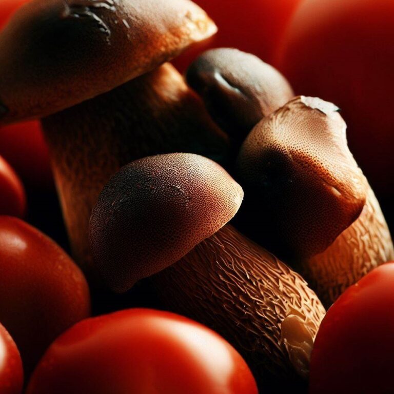 Podgrzybki w pomidorach